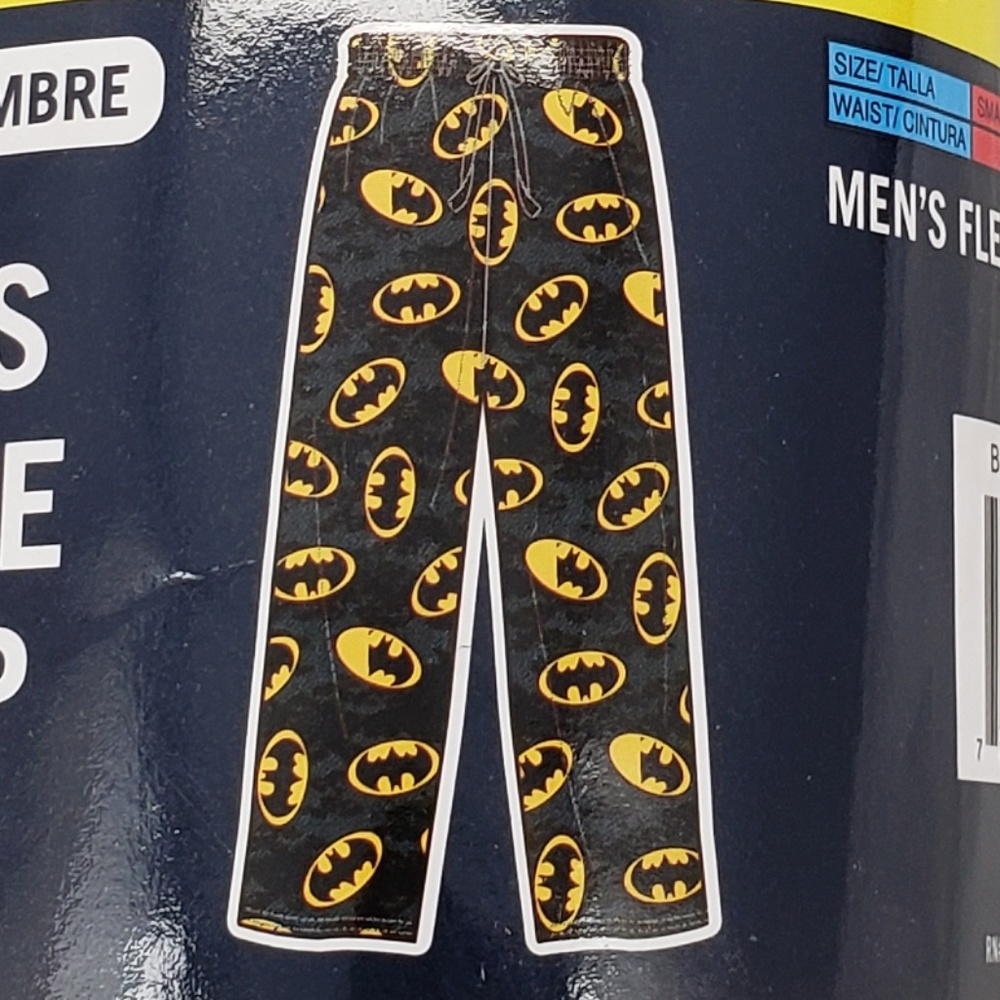 Men's Batman Fleece Sleep Pant - Picture 2 of 2